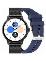 Dámské chytré hodinky GRAVITY GT12-2 Navy Blue Silicone Strap + Black Bracelet Dámské chytré hodinky GRAVITY GT12-2 Navy Blue Silicone Strap + Black Bracelet