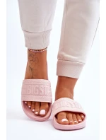 Dámské módní pantofle Big Star LL274A157 Světle růžové
