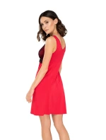 Červeno-černá košilka Valerie - Babella Červeno-černá košilka Valerie - Babella