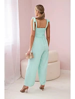 Overal na ramínka 2706 tyrkysový - Kesi