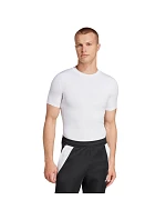 Pánské tričko adidas Techfit s krátkým rukávem bílé JP4675 pánské