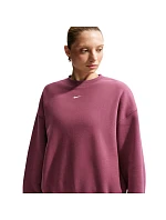 Dámská mikina Nike Studio Fleece, růžová, IM8082 654
