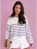 VELORIA dámský svetr fialový FashionStreet MY2029