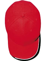 Daiber MB 49 Kšiltovka s tříbarevným kšiltem 03.0049 red/white/black Daiber MB 49 Kšiltovka s tříbarevným kšiltem 03.0049 red/white/black