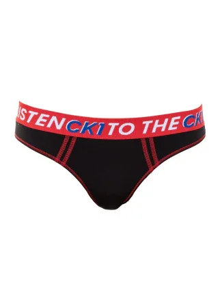 Dámská tanga QF5932E-001 - Calvin Klein