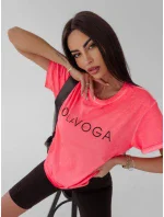 Dámské tričko 277745 korálové - Ola Voga Dámské tričko 277745 korálové - Ola Voga