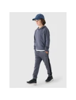 Chlapecká nepruhovaná mikina s kapucí 4F Junior 4FJWMM00TSWSM1292-25S Chlapecká nepruhovaná mikina s kapucí 4F Junior 4FJWMM00TSWSM1292-25S