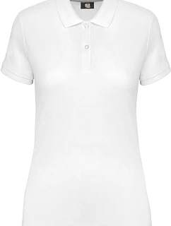 WK WK 275 Dámské pracovní piqué polo z těžké bavlny 20.W275 white