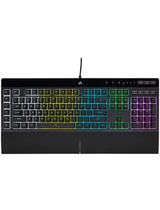 Klávesnice Corsair K55 RGB PRO Gaming USB QWERTZ německá černá