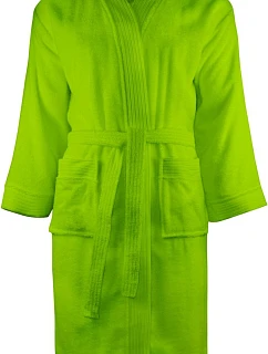 The One Towelling Bathrobe Župan 48.1011 lime