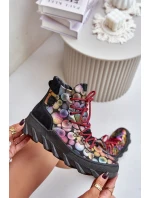 Kožené Dámské Zateplené Boty Maciejka 06146-39 Mmultikolor