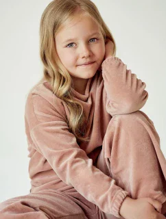 3037 DÍVČÍ VELUROVÁ SOUPRAVA BELLE