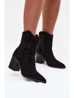 Boty na podpatku  model 219243 Step in style