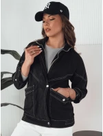 Dámská džínová bunda BERENICES černá FashionStreet TY4327