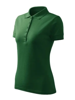 Pique Polo Free polokošile dámská lahvově zelená