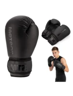 Tréninkové boxerské rukavice Meteor 10 oz, suchý zip, PU
