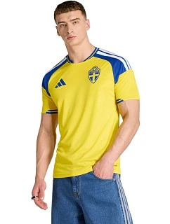Pánské adidas Sweden 26 Home Jersey žluto-modré JM5814 pánské