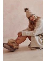 Dámské semišové sněhule s kožešinovou šedou Alexa Dámské semišové sněhule s kožešinovou šedou Alexa