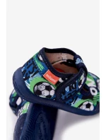 Pantofle Milami Dětské Elastické Na Suchý Zip S Míčky Modré Ambette Pantofle Milami Dětské Elastické Na Suchý Zip S Míčky Modré Ambette