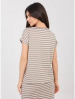 Tričko D12127M02858A tmavě lila Tričko D12127M02858A tmavě lila