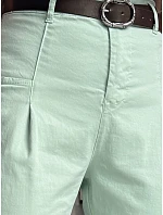 Dámské bavlněné chinos kalhoty CHINOSKA mint FashionStreet UY2555 Dámské bavlněné chinos kalhoty CHINOSKA mint FashionStreet UY2555