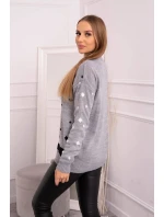 Svetr s Otcem Vánoc šedý Svetr s Otcem Vánoc šedý