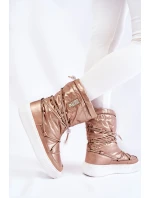 Dámské zateplené sněhule Big Star KK274194 Béžove