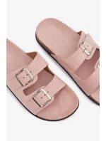 Dámské žabky Světle růžové Oliena