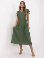 Šaty MI SK A2489.21 khaki Šaty MI SK A2489.21 khaki