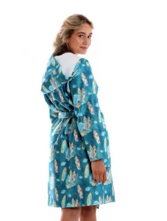 Dětský župan s kapucí OAHU 9151 0003 Mořská Havaj - Vestis