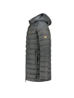 Geographical Norway pánská bunda AMIGOMAP LONG HOOD DB DGREY MEN 233 DARK GREY (WZ5086H/GN-GRIS FONCÉ)