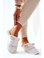 Lesklé kočičí pantofle Ears bílé Kaisy Lesklé kočičí pantofle Ears bílé Kaisy