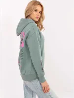 Mikina D10600T02420L pistácie Mikina D10600T02420L pistácie