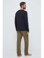 Pánské pyžamo U3BX00KBZG0 F817 khaki/černé - Guess