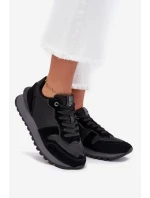 Kožené Dámské Tenisky Big Star OO274529 HI-POLY SYSTEM Černé