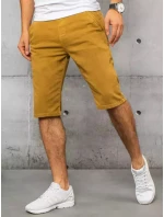 Pánské hořčicové džínové šortky FashionStreet SX1434
