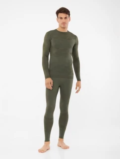 Pánské spodní prádlo VIKING Gasher Man Set Merino velikost M khaki