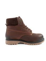 Wrangler Arch pánské boty sable boots smart leather dark brown