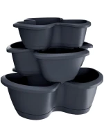 VERTIKÁLNÍ ZAHRADNÍ KAŠTANOVÝ JEZÍREK - ANTHRACITE dětské