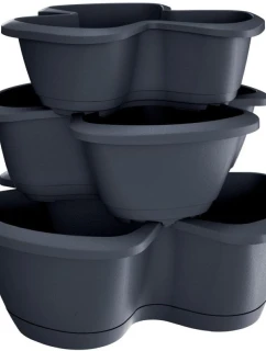 VERTIKÁLNÍ ZAHRADNÍ KAŠTANOVÝ JEZÍREK - ANTHRACITE dětské