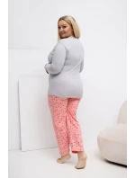 Pohodlná pyžama pro plnoštíhlé model 223305 Forever Pink