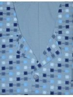 Pánské rozepínané pyžamo Luna 797 3XL-4XL Pánské rozepínané pyžamo Luna 797 3XL-4XL