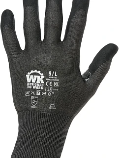 WK WKP 709 Pracovní rukavice odolné proti proříznutí 20.709W black