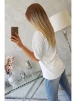 Kouzelná halenka s potiskem bílá