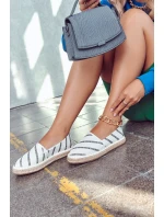 Dámské klasické espadrilky Big Star JJ274959 Bílé Dámské klasické espadrilky Big Star JJ274959 Bílé