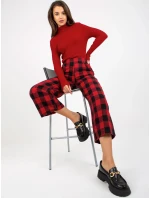 Kalhoty LK SP 509097.20P černo-červené