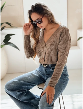 Dámský svetr DESTANY beige FashionStreet MY1738