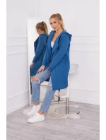 Zateplená džínová bunda s kapucí Zateplená džínová bunda s kapucí