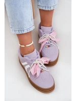 Dámské Tenisky Na Platformě S Ozdobami Fialové Vinness