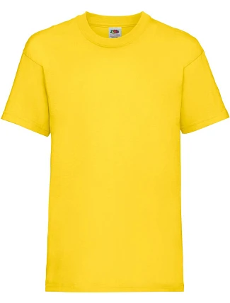 Fruit of the Loom Kids Valueweight T Dětské tričko 16.1033 yellow